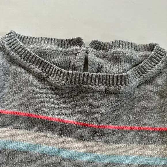 H&M Girls Multicolor Striped Sweater Dress Size 2-4 - Picture 4 of 6